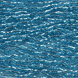 Czech Lt. Aqua S/L Seed Bead Half Hank 11/0 Size 67000