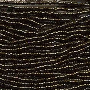 Czech Brown IRIS Seed Beads Half Hank 11/0 Size 59115