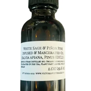 White Sage & Pinon Infused, Maserated Oil